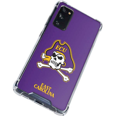 East Carolina University ECU Pirates Galaxy S20 FE Clear Case